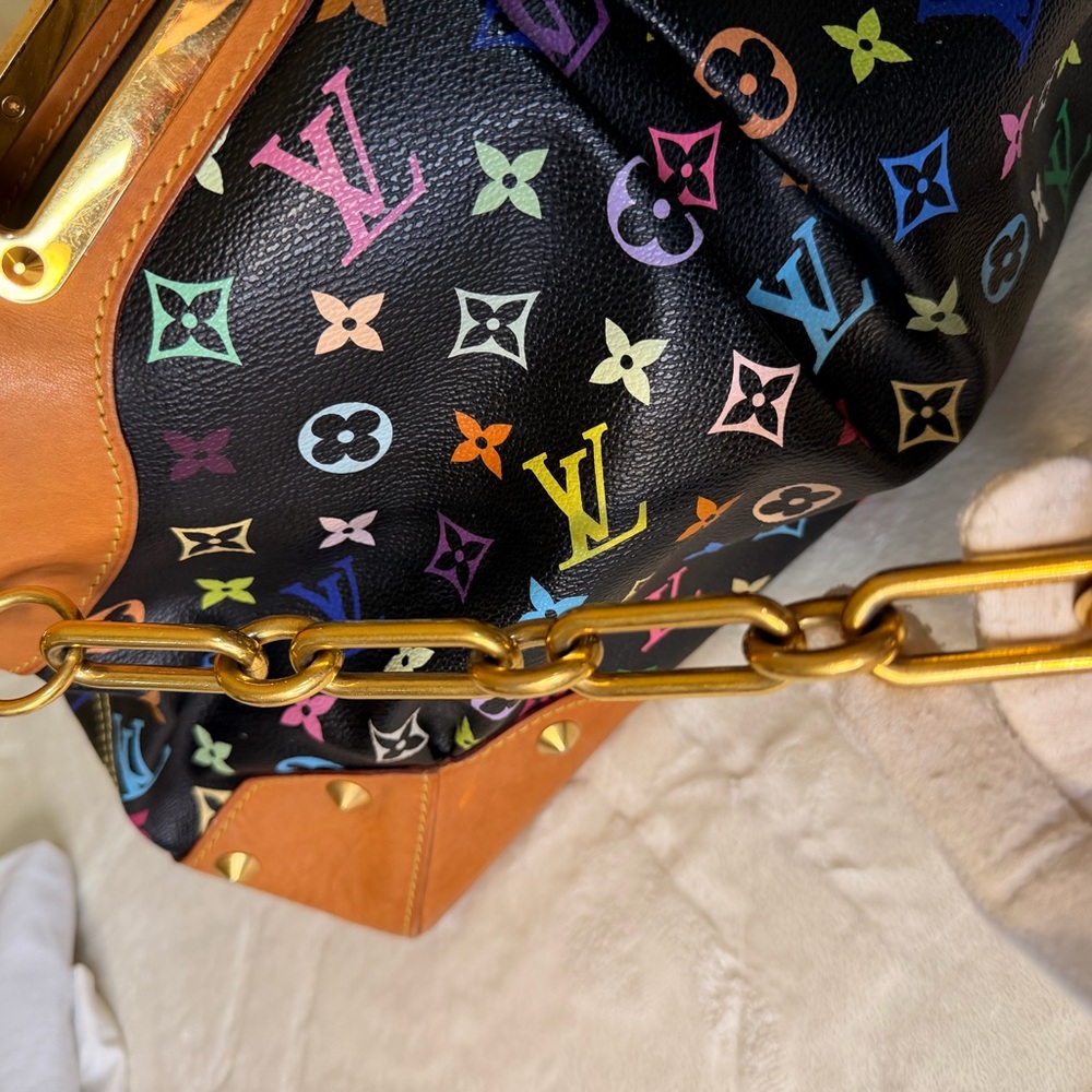 Louis Vuitton Murakami Multicolor Monogram Judy GM Bag - Picture 4 of 16